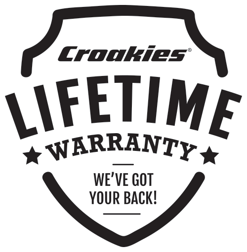 Croakies lifetime warranty. We've got your back!