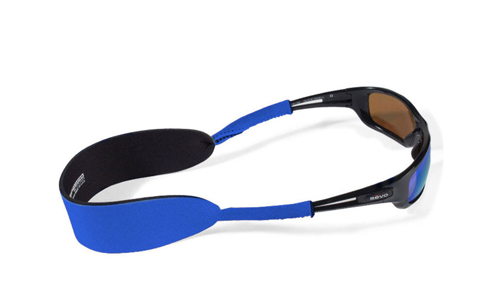 croakies floater sunglass strap blue