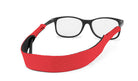 croakies original kids sunglass strap red