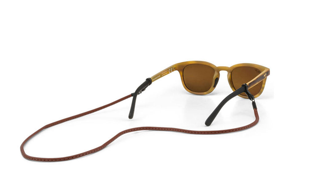 Croakies Sewn Leather Cord Sunglass Strap Rust