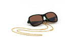 Croakies Single Leaf Sunglass Strap Gold