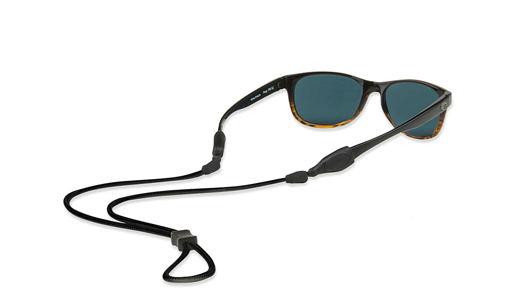 Croakies Terra System Sunglass Strap Small/Medium Black