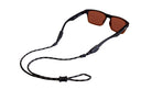 Croakies Terra System Sunglass Strap Medium/Large Grey Black