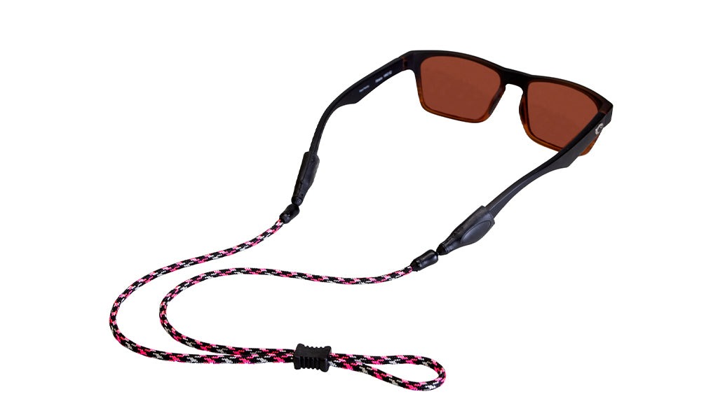 Croakies Terra System Sunglass Strap Medium/Large Pink Multi