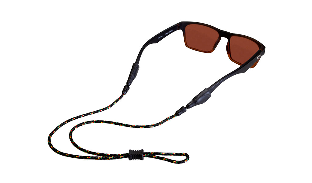 Croakies Terra System Sunglass Strap Medium/Large Rasta