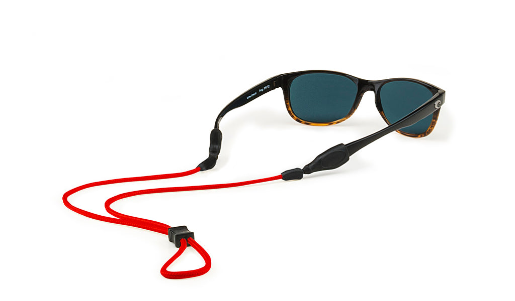 Croakies Terra System Sunglass Strap Medium/Large Red