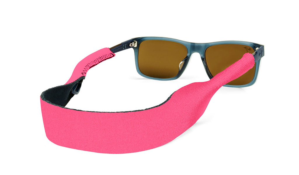 croakies original sunglass strap medium/large pink