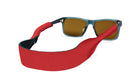 croakies original sunglass strap medium/large red