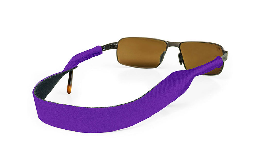 croakies original sunglass strap small/medium purple