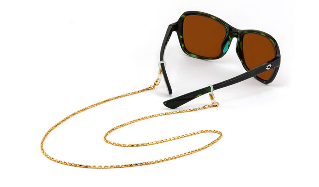 croakies Siena Sunglasses Chain Gold