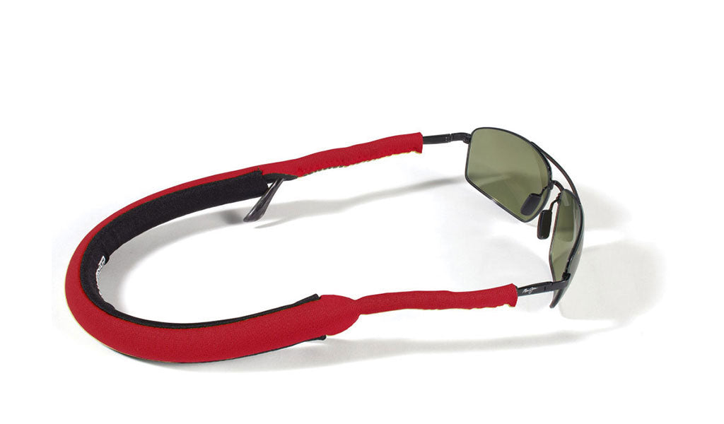 Croakies Stealth Floater Sunglass Strap Red